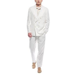 Brunello Cucinelli Mens  2Pc Linen Suit
